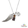 Mixed Tourmaline Chips Charm Pendant