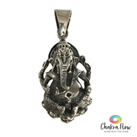 Ganesh 3D Sterling Silver Pendant