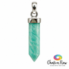 Amazonite Pencil Sterling Silver Pendant