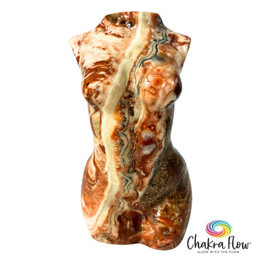 Amber Calcite Goddess