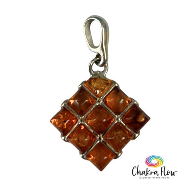 Baltic Amber Sterling Silver Pendant