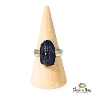 Amethyst Budda Ring