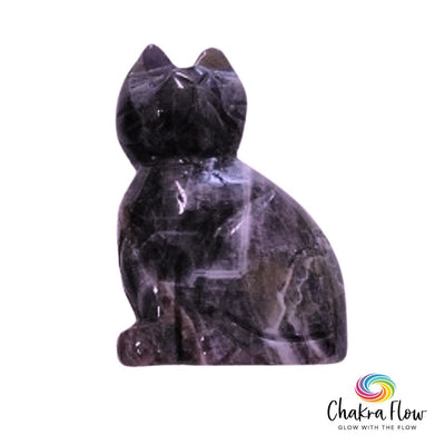 Amethyst Cat Figurine 