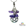 Amethyst Pentacle Charm