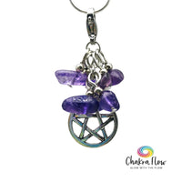 Amethyst Pentacle Charm