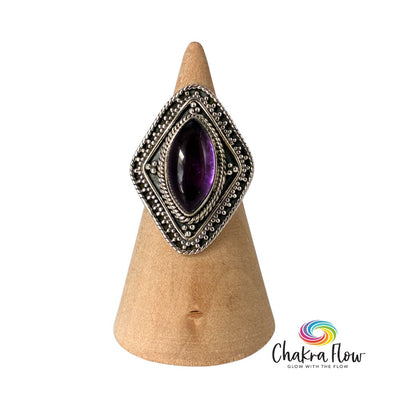 Amethyst Sterling Silver Ring