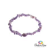 Amethyst Chip Bracelet