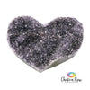 Amethyst Cluster Heart