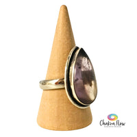Ametrine Sterling Silver Ring Size 8 Side View