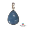 Angelite Teardrop Sterling Silver Pendant