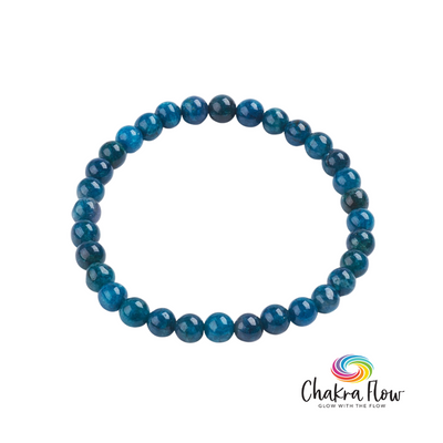 Apatite Bracelet 6mm Round Bead