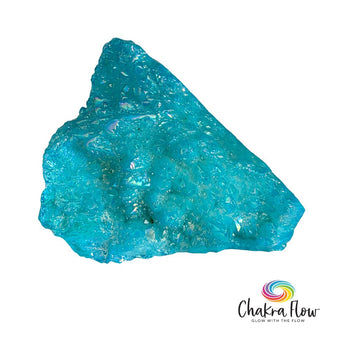 Aqua Aura Quartz Cluster