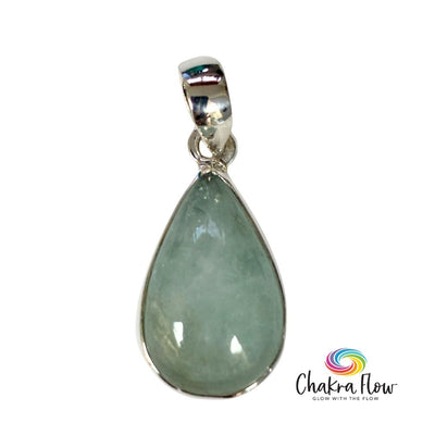 Aquamarine Sterling Silver Pendant
