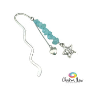 Aquamarine & Star Bookmark