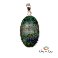 Azurite Malachite Sterling Silver Pendant