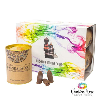 Backflow Incense Cones - Sandalwood 