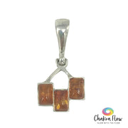 Baltic Amber Sterling Silver Pendant