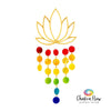Bamboo Lotus Rainbow Shells Wall Decor