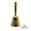 Brass Hand Bell With Pentacle