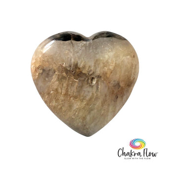 Black Agate Heart