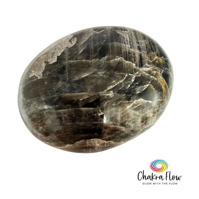 Black Moonstone Palm Stone