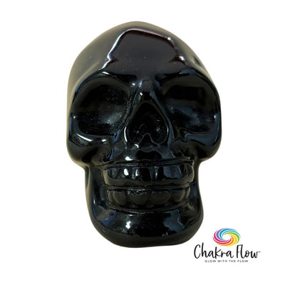 Black Obsidian Skull