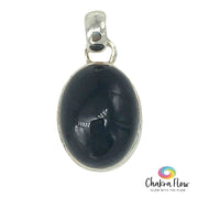 Black Obsidian Sterling Silver Pendant