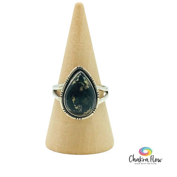Black Pyrite Ring