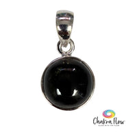 Black Star Ruby Sterling Silver Pendant