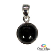 Black Star Ruby Sterling Silver Pendant