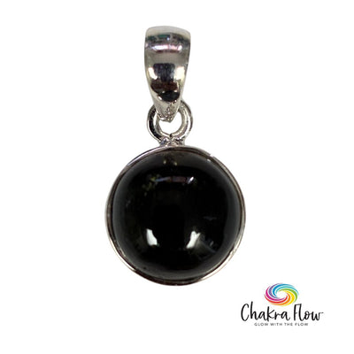Black Star Ruby Sterling Silver Pendant