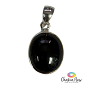 Black Star Ruby Sterling Silver Pendant