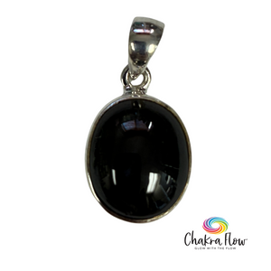 Black Star Ruby Sterling Silver Pendant