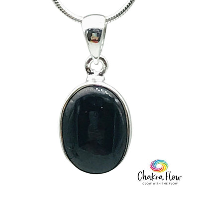 Black Star Ruby Sterling Silver Pendant