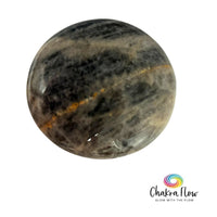 Black Moonstone Palm Stone