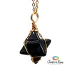 Black Onyx Merkaba Pendant
