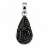 Tektite Sterling Silver Pendant