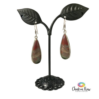 Bloodstone Earrings