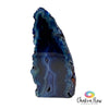 Blue Agate Geode Cut Base