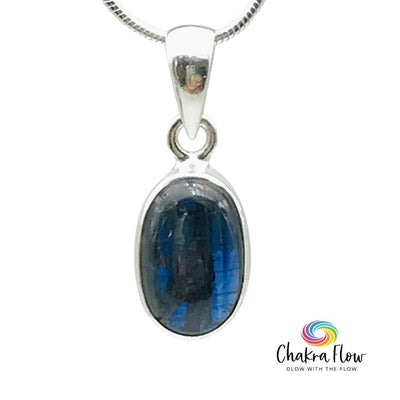 Blue Kyanite Sterling Silver Pendant