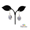 Blue Lace Agate Sterling Silver Earrings