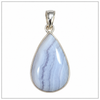 Blue Lace Agate Teardrop Pendant