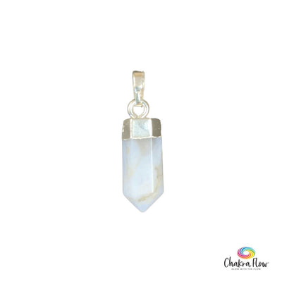 Blue Lace Agate Terminated Pendant