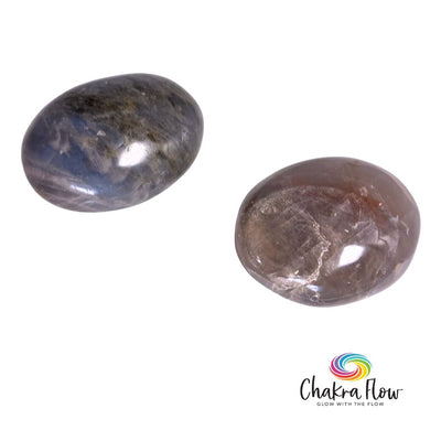 Blue Rose Quartz Palm Stones