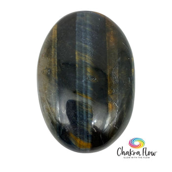 Blue Tiger's Eye Palm Stone