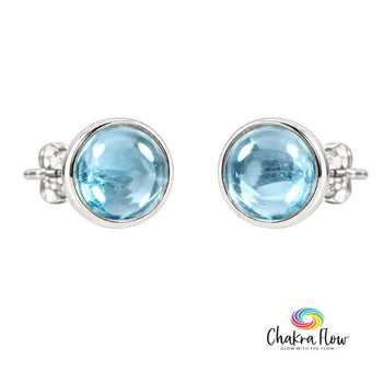 Blue Topaz Earrings
