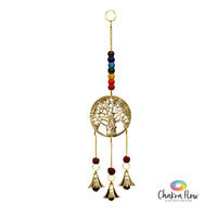 Brass Tree Chakra Bells