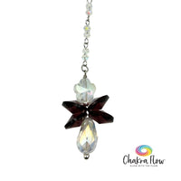Burgundy Angel Suncatcher