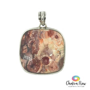 Butterfly Jasper Sterling Silver Pendant