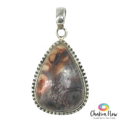 Butterfly Jasper Sterling Silver Pendant